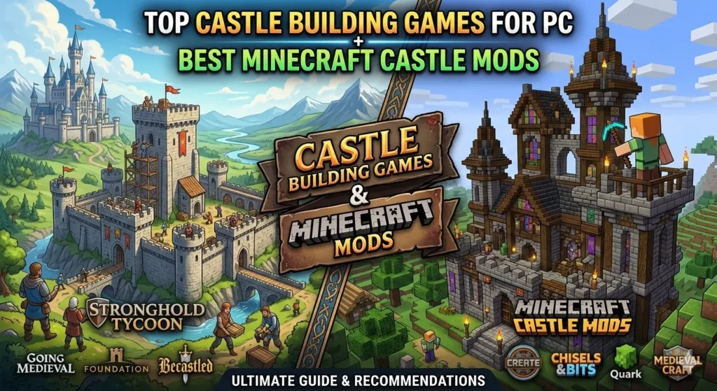 Best Castle Building Games & Minecraft Mods for PC